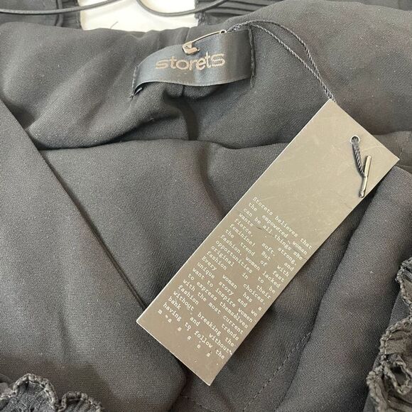 NEW! Storets| Ruffled| Maxi| V neck| Small| Has stretch| Thick Quality Cotton - Picture 9 of 13